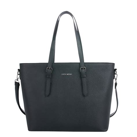 Orta Nova Brescia Shopper black Damestas handtas .